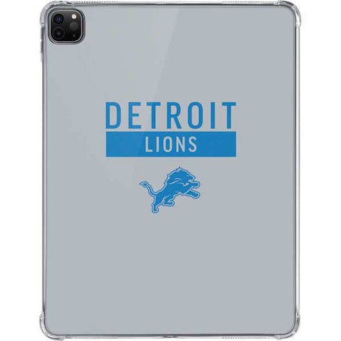 NFL Detroit Lions Grey Performance Series iPad Pro 11in (2024) Clear Case